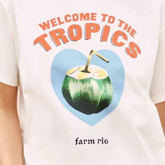 FARM Rio Welcome To The Tropics T-shirt - Picture 4 of 16